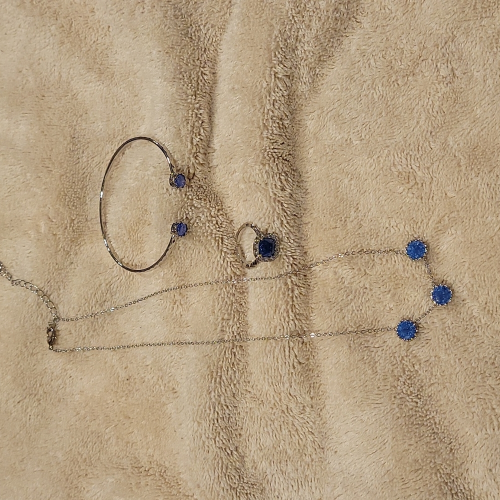 Blue Stone jewelry set